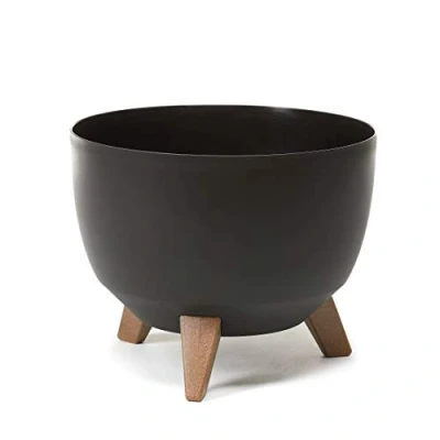 Afbeelding van Simply The Best Roma Bowl 2021 bloempot voor kruiden tuincontainer balkon decoratieve opbergdoos (290, zwart)