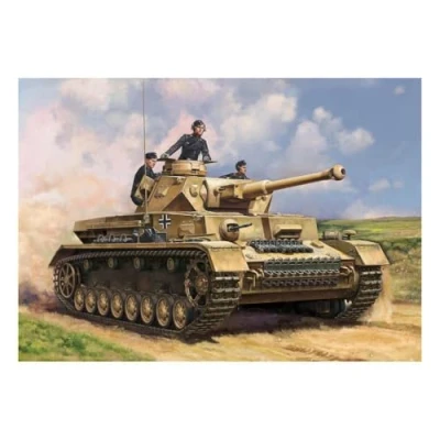 Afbeelding van 1:48 HobbyBoss 84840 German Pzkpfw IV Ausf.F2 Medium Tank Plastic Modelbouwpakket