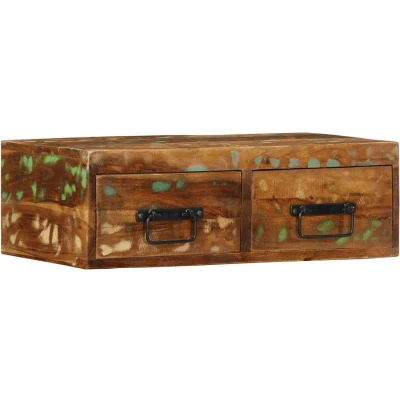 Afbeelding van vidaXL Tv meubel wandmontage 60x30x19 cm massief gerecycled hout