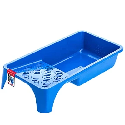 Afbeelding van KADAX verf bak, plastic verfbak, muur schilderij bak met klein handvat, accessoires, materiaal, kom