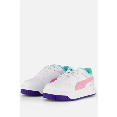 Afbeelding van Puma Carina Street Babyschoenen voor kinderen, Maat: 29, White/mauved out/mint Hoogwaardig imitatieleer