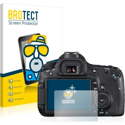 Afbeelding van BROTECT Screenprotector voor Canon EOS 60D Folie Beschermfolie matte (2 Stuks)