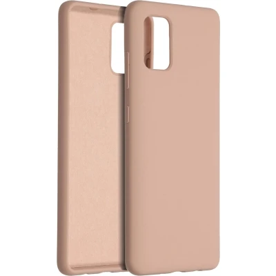 Afbeelding van Accezz Hoesje Geschikt voor Samsung Galaxy A51 Siliconen Liquid Silicone Backcover Roze