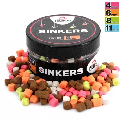 Afbeelding van Fjuka Sinkers Mixed Colours 6mm Pellets