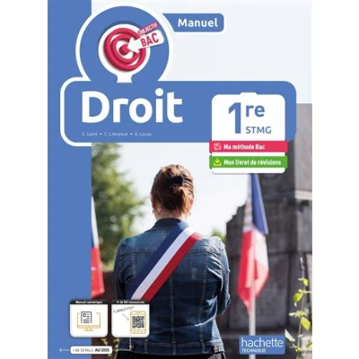 Image de Objectif Bac Droit 1re STMG (manuel) éd. 2024