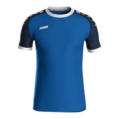 Afbeelding van Jako Iconic Shirt Korte Mouw Heren Sportroyal / Marine Maat: 3XL
