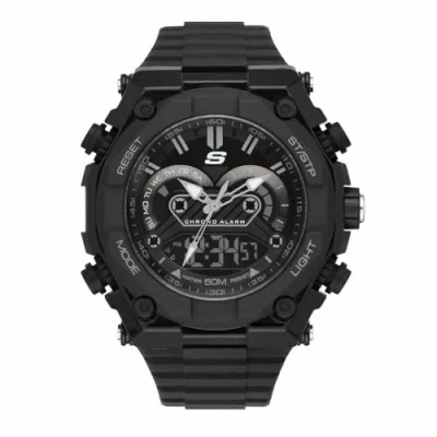 Afbeelding van Skechers Traditional EL Segundo Digitaal horloge, Heren, Maat: One Size, Black