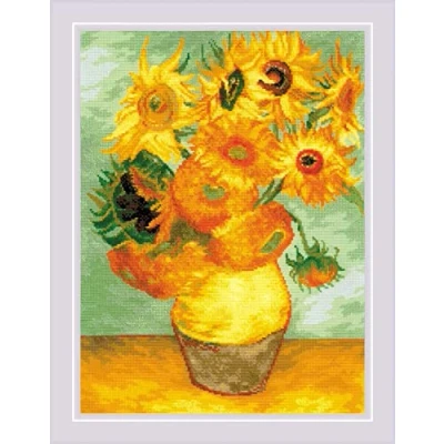 Afbeelding van Sunflowers after V. van Gogh&#039;s Painting Aida telpakket Riolis