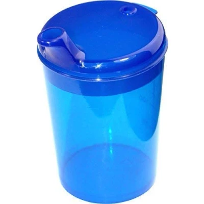 Image de 250 ML Bill Becher Tasse à Bec, Bocal, Gobelet, Gobelet Différentes Couleurs + Trinköffnungen medi inn bleu, Trinköffnung: 12 x 10 mm