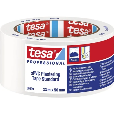 Afbeelding van tesa SPVC 60399 00005 00 Gipstape Professional Wit (l x b) 33 m 50 mm 1 stuk(s)