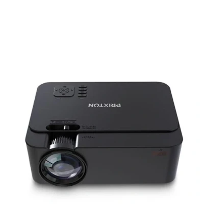 Image de Vidéoprojecteur Goya 2 800 Lumens LED 800x480 WVGA Télécommande Connexion HDMI, USB, AV IN, MicroSD Compatible avec Full HD Noir