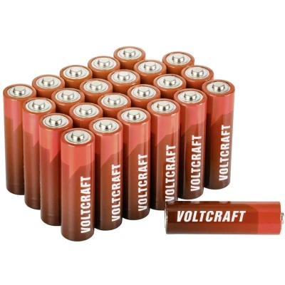 Afbeelding van VOLTCRAFT Industrial LR6 AA batterij (penlite) Alkaline 3000 mAh 1.5 V 24 stuk(s)