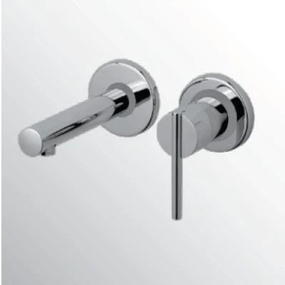 Afbeelding van Huber Tratto inbouw wastafelkraan chroom TT.002510.21