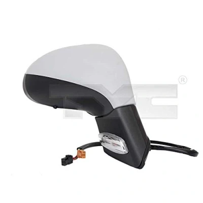 Afbeelding van Buitenspiegel Tyc 326 0090 Links Met grondlaag voor elek. spiegelverstelling, Bol vormig, Te verwarmen, Elektrisch inklapbaar PEUGEOT: 207 Hatchback