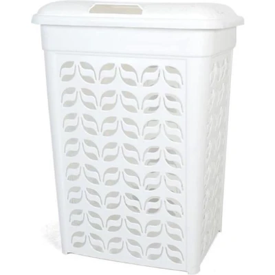 Afbeelding van Wasmand kunststof kleur wit , inhoud 65 liter