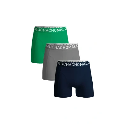 Afbeelding van Muchachomalo Heren Boxershorts Microfiber 3 Pack Maat XXL Mannen Onderbroeken