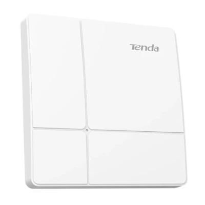 Afbeelding van Tenda Wifi toegangspunt, Gigabit Ethernet poort 10/100/1000 Mbps, dual band 5 GHz en 2,4 GHz, AC1200, PoE 802.3af, MU MIMO, plafond of wandmontage, wit (I24)