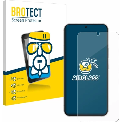 Afbeelding van BROTECT AirGlass kogelwerende glasfolie (1 Stuk, Samsung Galaxy S21), Smartphone beschermfolie, Transparant