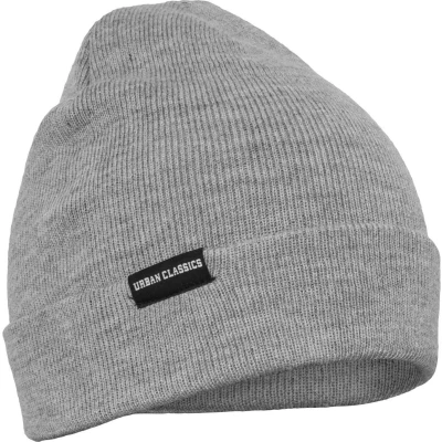 Afbeelding van Urban Classics Basic FLAP Muts, Heren, Maat: One Size, Grey