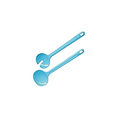 Afbeelding van Fackelmann 27074 saladebestek Tropical SAN blauw 29,5 cm