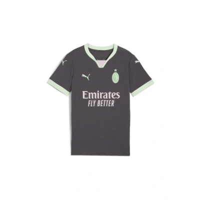 Afbeelding van Puma AC Milan 24/25 Ausweich Fanartikel voor kinderen, Maat: 152, Shadow gray fresh mint