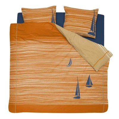 Afbeelding van Cinderella Dekbedovertrek Katoen 240x200/220 cm Boten Oranje
