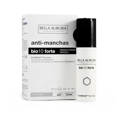 Afbeelding van Bella Aurora Intensieve behandeling tegen vlekken Gevoelige huid 30 ml SPF 20 Anti aging crème Depigmentatie van de gezichtshuid Bio10 Forte