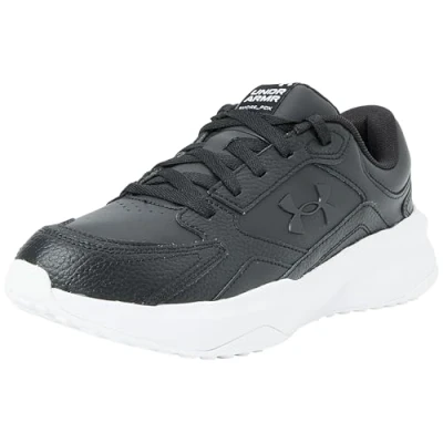 Afbeelding van Under Armour UA Edge Lthr Sportschoenen voor heren, zwart/wit