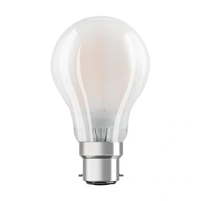 Afbeelding van Osram Retrofit Classic LED B22d Peer Mat 8.5W 806lm 827 Zeer Warm Wit Dimbaar Vervangt 60W