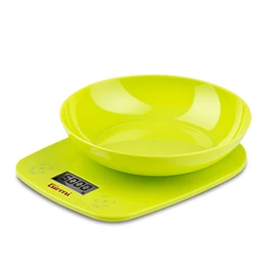 Afbeelding van Girmi PS0103 Keukenweegschaal, kunststof, 1 g/5 kg, lcd display 45 x 22 mm, zelfmarkering, tara functie, groen