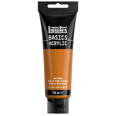 Afbeelding van Liquitex Basics Acrylverf, 118 ml, tube, 330 Natuurlijke Sienna ROW