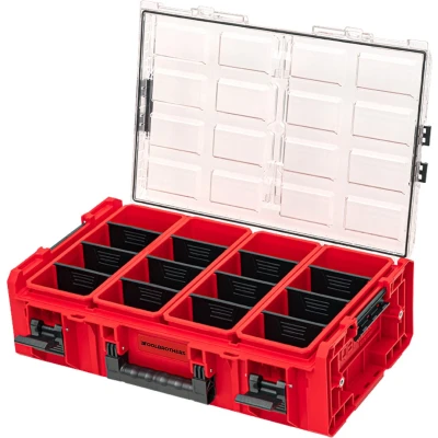 Afbeelding van Toolbrothers RHINO XXL Organiser ULTRA Hoogte + Connect adapter 582 x 387 172 mm 19,5 l stapelbaar IP66