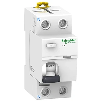 Afbeelding van Schneider Electric A9R60240 differentiële schakelaar, 2P, 40 A, 30 mA, AC klasse