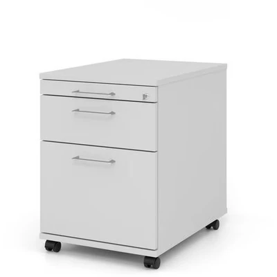 Afbeelding van SIGNA AC20 BS Rolcontainer Grijs Hout met ophangsysteem Metalen beugelhandgreep