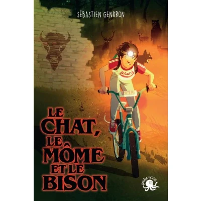 Image de le chat, môme et bison