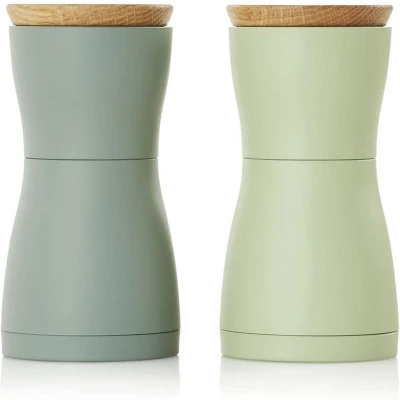 Afbeelding van Adhoc Twin Peper en Zoutmolen Set van 2 Stuks Groen