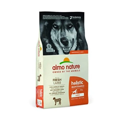 Afbeelding van Almo Nature Hond Holistic Droogvoer voor Middelgrote tot Grote Hondenrassen Maintenance Rundvlees, Kip, Lam of Zalm in 400gr, 2kg 12kg Smaak: Lam, Gewicht: Large