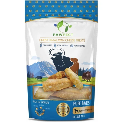 Afbeelding van Pawfect Chew Yak Kaas Puff Bars 70 GR