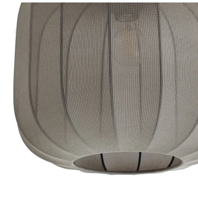 Afbeelding van Lindby plafondlamp 1licht Stof H: 32 cm E27 grijs