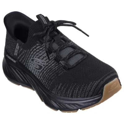 Afbeelding van Skechers Edgeride Sneakers laag, Heren, Maat: 41, Black Textiel