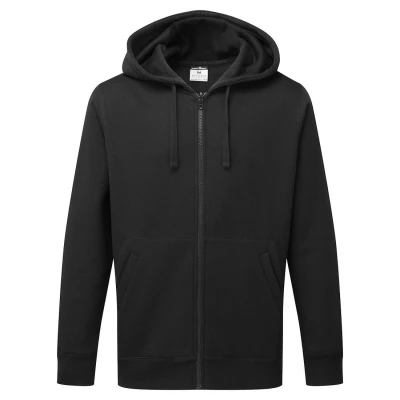 Afbeelding van Hoodie met rits maat L, Black