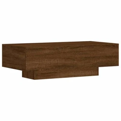 Image de vidaXL Table basse chêne marron 100x49,5x31 cm bois d&#039;ingénierie