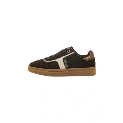 Afbeelding van mtng Sneakers laag, Dames, Maat: 37, Marron Kunststof