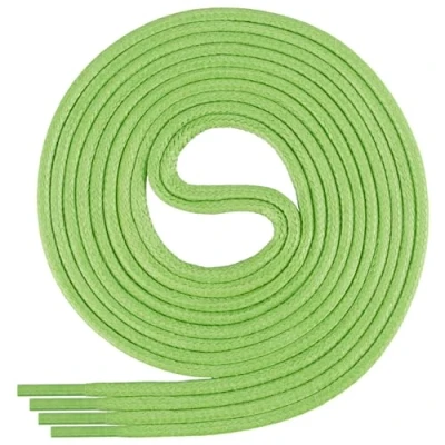 Afbeelding van Di Ficchiano SW 03 groen 128 80 veters, rond, gewaxt, diameter 2 4 mm, voor stadsschoenen, wandelschoenen en leren schoenen, grasgroen, 75 cm/ø mm