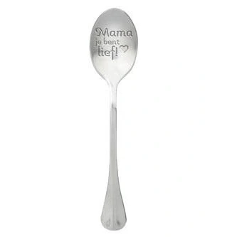 Afbeelding van Mama je bent lief One Message Spoon