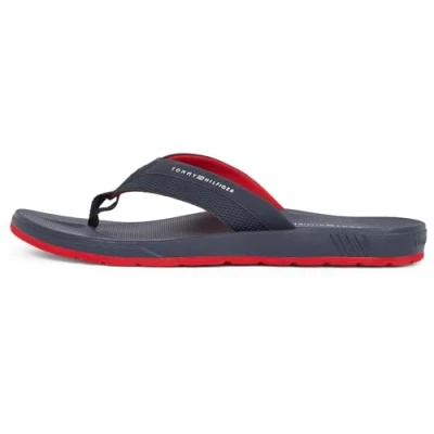 Afbeelding van Tommy Hilfiger Molded Beach Sandal Teensandalen, Heren, Maat: 40, Desert sky Kunststof