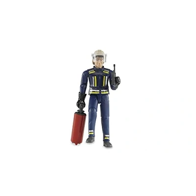 Image de bruder 60100 pompier avec accessoires 1:16 Figurine homme Jeu de figurines Voiture