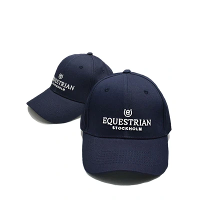 Image de Equestrian Stockholm cap Navy White