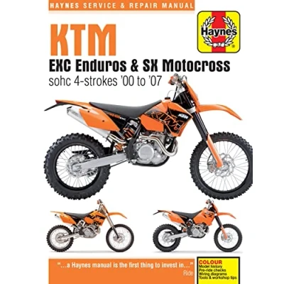 Afbeelding van KTM EXC Enduro &amp; SX Motocross (00 07) Haynes Repair Manual
