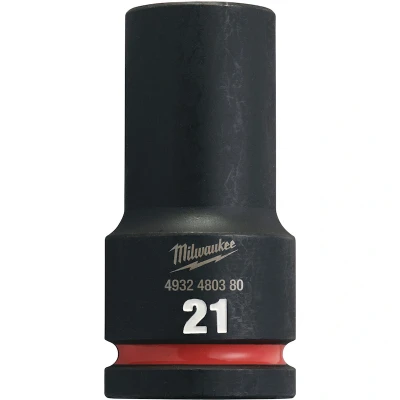 Afbeelding van MILWAUKEE 4932480380 SHOCKWAVE slagdop lang 3/4&quot; 21 mm